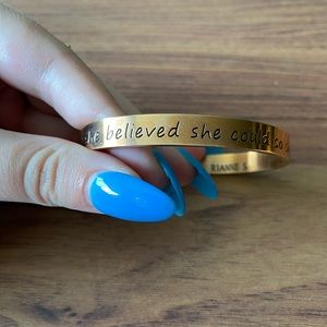 ($3) Gold Cuff Bracelet